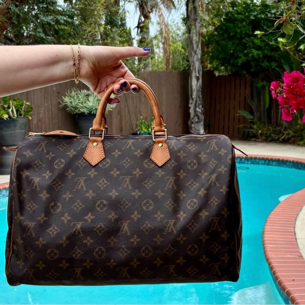 LV Monogram Canvas Speedy Bandoulière 40